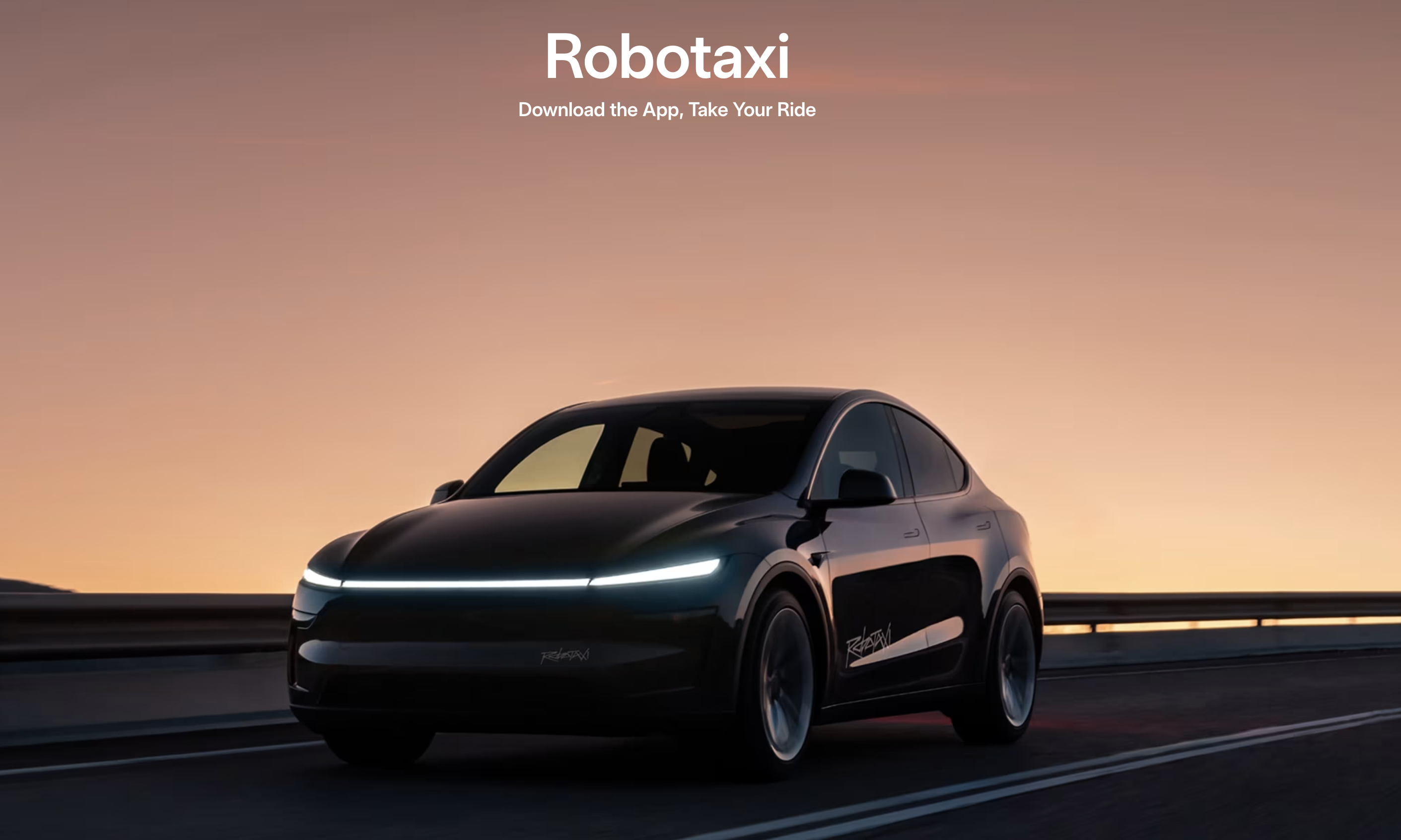 Tesla запустила роботизированное такси